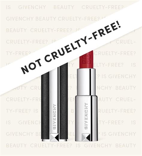 is givenchy beauty cruelty free|Givenchy animal testing.